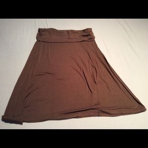 Brown skirt